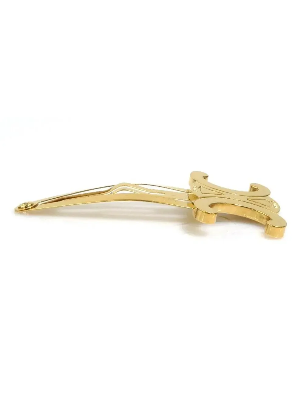 Auth Celine Triomphe Hair Clip Hairpin #308750C22B